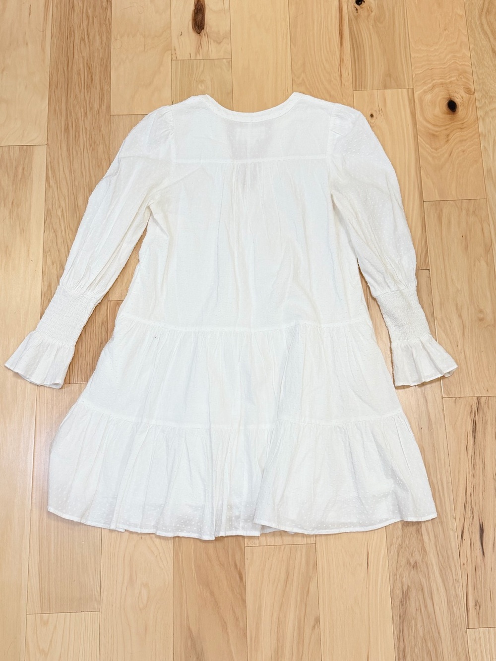 Tuckernuck Pomander Place Women’s White Swiss Dot Kenzo Dress - Picture 6 of 7